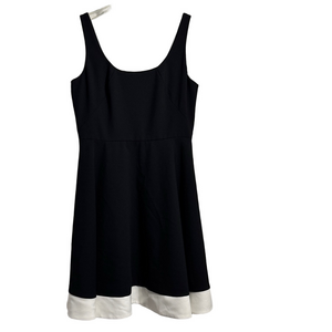 White House Black Market Black and White Mini Dress
